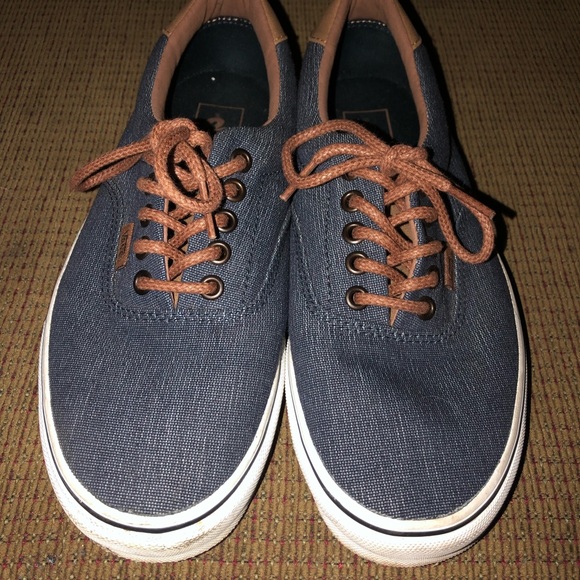Vans denim and suede lo pros. Women’s size 9. Mens size 7.5 - Picture 1 of 4